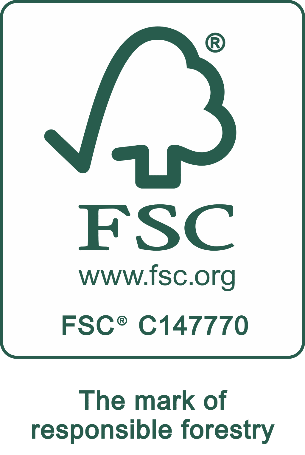 Logo FSC. Imprimerie professionnelle.